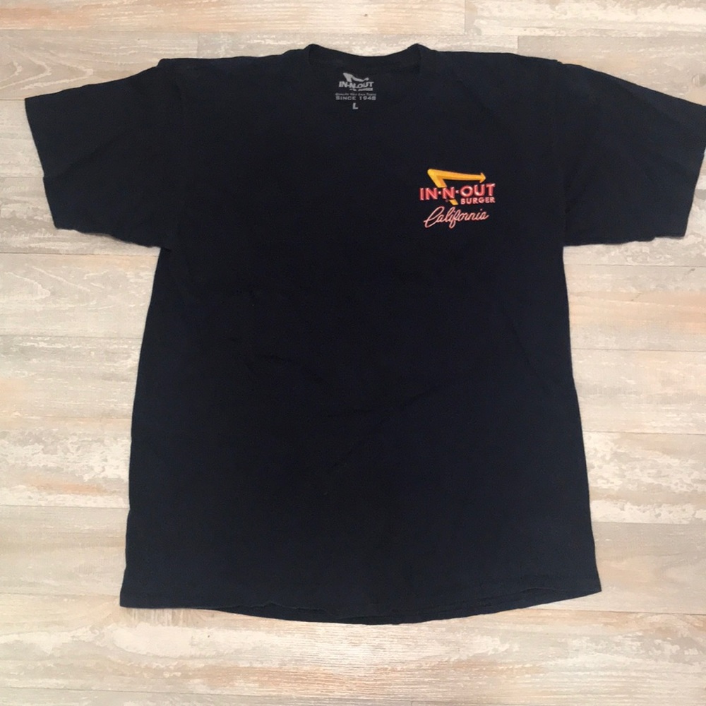 In N Out Burger California T Short size large